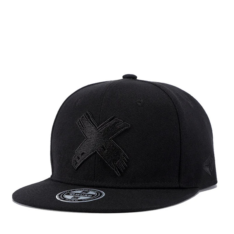 New Adult Snapback Caps Male Hip Hop Baseball Cap 3D Embroidery Flat Peak Caps Men Women Fitted Band Rock Hiphop Hat Female Bone