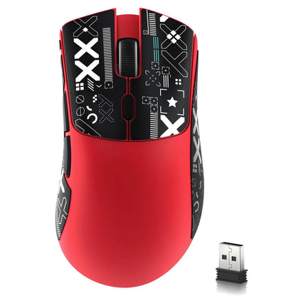 Attack Shark R1 Wireless Gaming Mouse, 55g Ultra-Lightweight Tri-Mode Gaming Mouse, PAW3311 Sensor, 18000 DPI, Bluetooth 5.2, 2.4GHz & USB-C for PC, Mac & Laptop