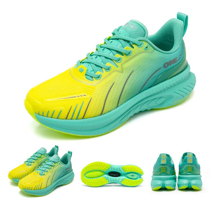 ONEMIX blanc chaussures de course sur route pour hommes coussin d'air chaussures de Sport en plein Air hommes formateurs été chaussures de Jogging chaussures pour femmes