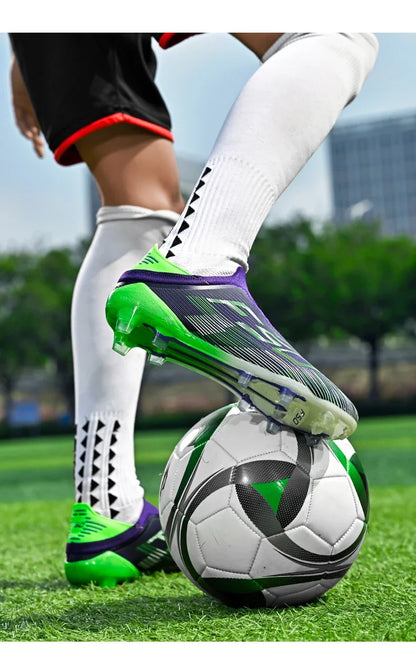 Nouvelles chaussures de football pour hommes, chaussures de soccer ultralégères, crampons, chaussures de futsal unisexes de haute qualité, vente chaude, baskets professionnelles TF/FG