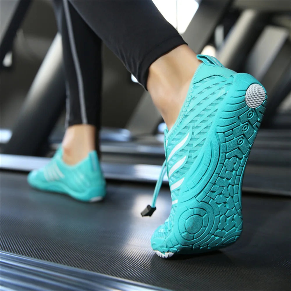 Unisex Quick Dry Water Shoes Men Women Colorful Beach Swimming Surfing Seaside Aqua Shoes Couple Barefoot Upstream Sneakers