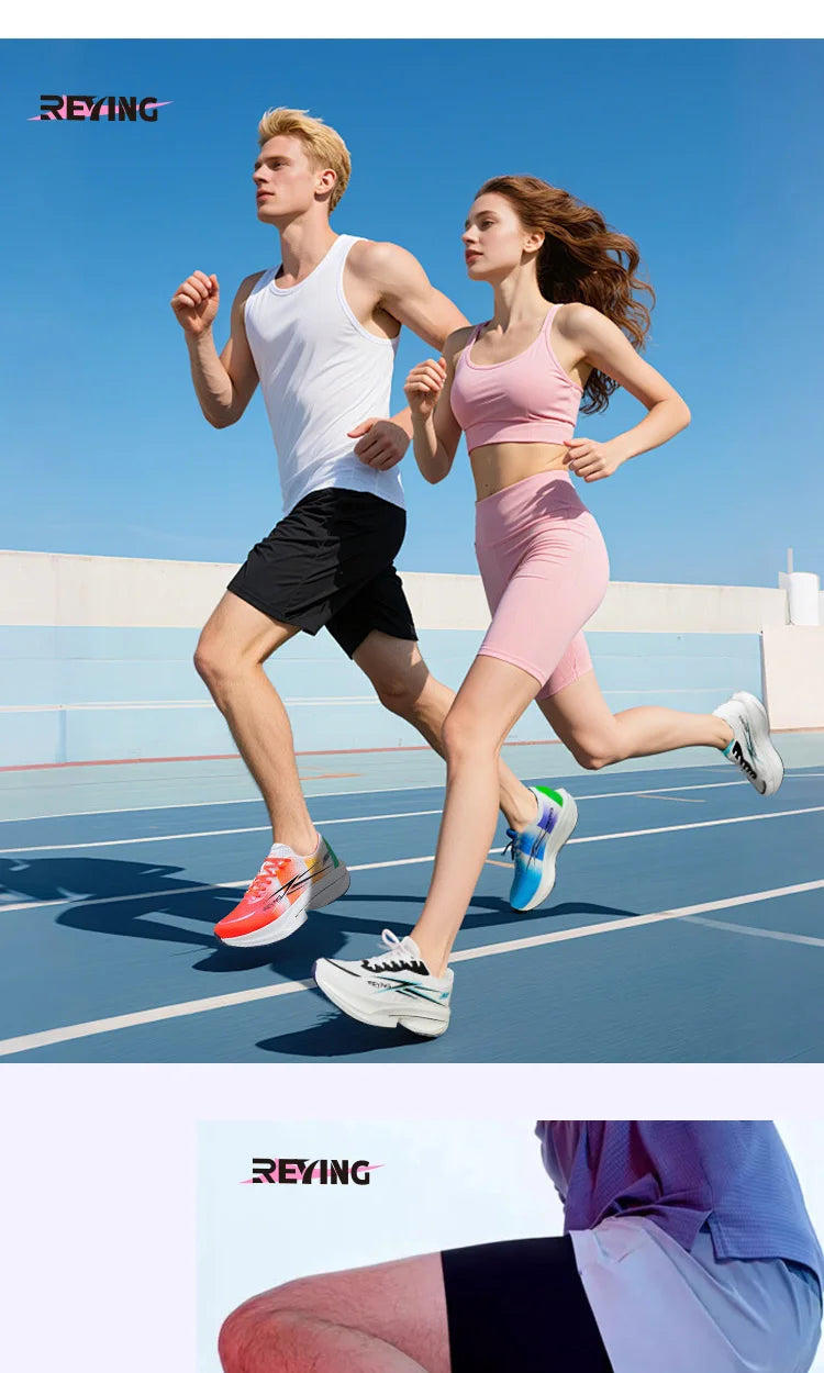Scarpe da corsa IRUNSVAN Co-branded con soletta in carbonio 1.0 ad asciugatura rapida, per l’allenamento alla maratona maschile, ammortizzanti e traspiranti