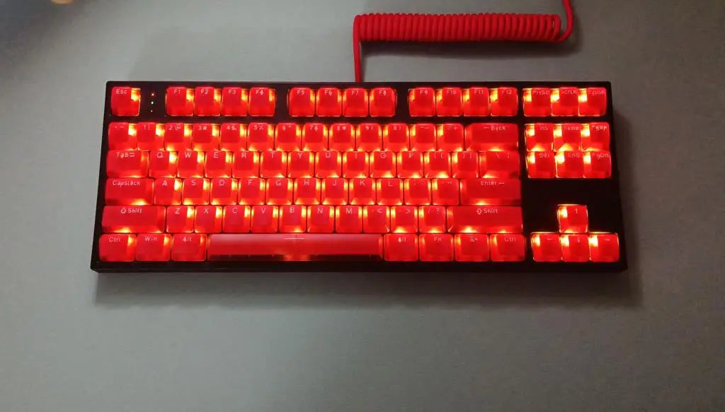 132 Keys OEM Profile Transparent Clear Keycaps For Mx Switch Mechanical Keyboard ABS Keycap RGB backlit Game Keyboard Key caps
