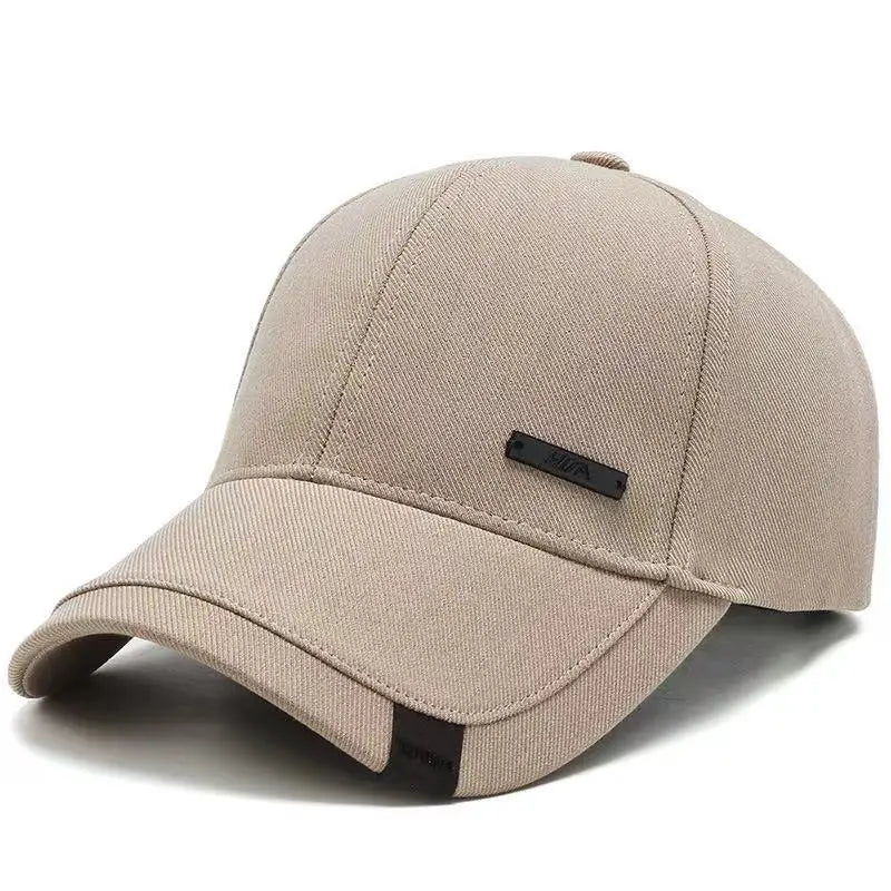 Unisex Hua Label Baseball Caps Hip Hop Cap Spring and Autumn Outdoor Adjustable Casual Hats Sunscreen Hat