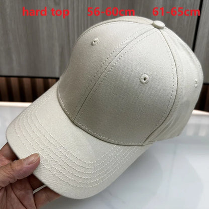 Baseball Caps for Big Head Men Women XXL Oversize High Crown Adjustable Plain Solid Snapback Hats 56-60cm 60-65cm