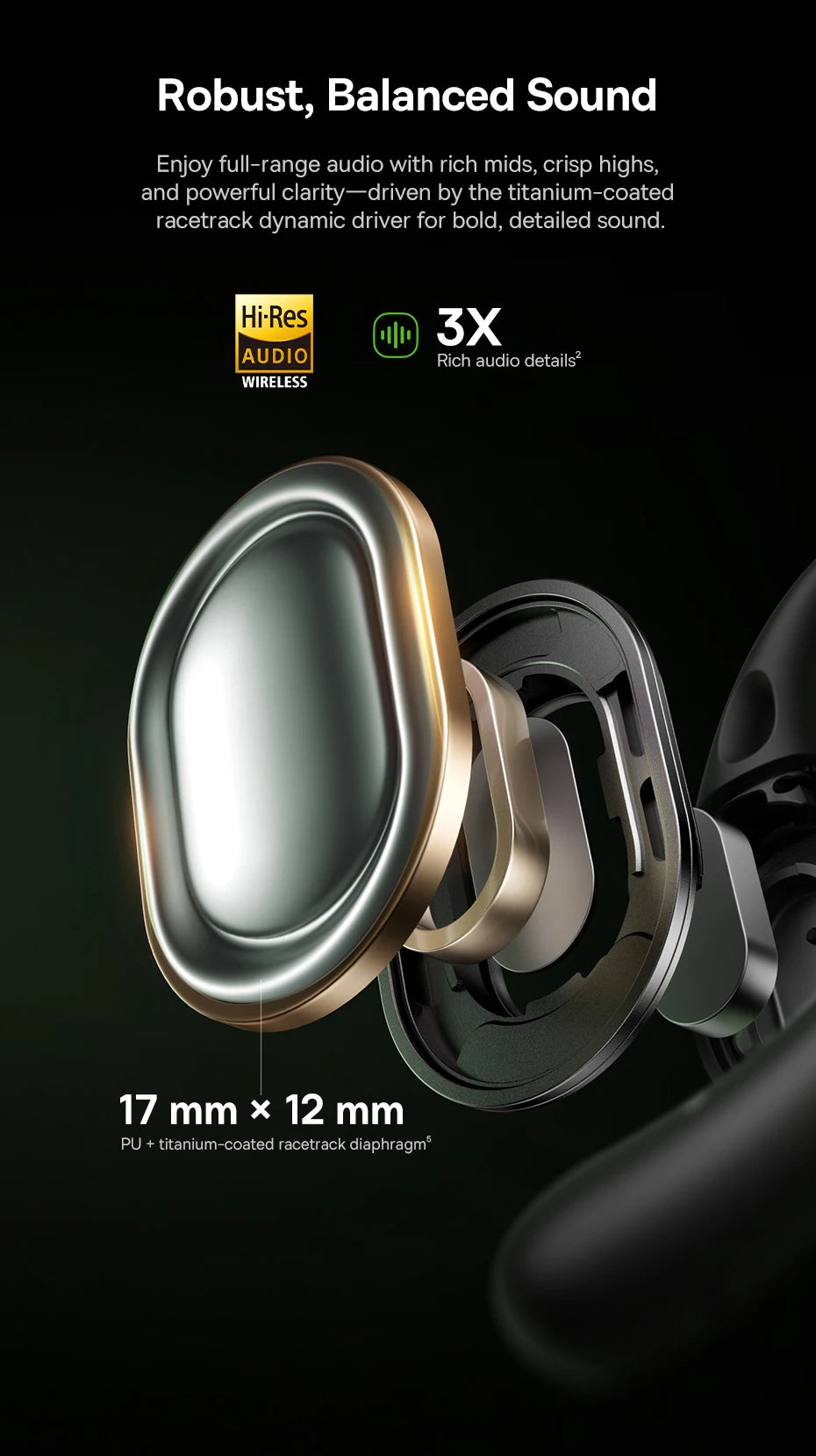 Baseus Eli Sport 2 Open-Ear Wireless Earphones Bluetooth 6.0 OWS Headphones Hi-Res with LDAC OWS Earphones Earhook Sport Earbuds