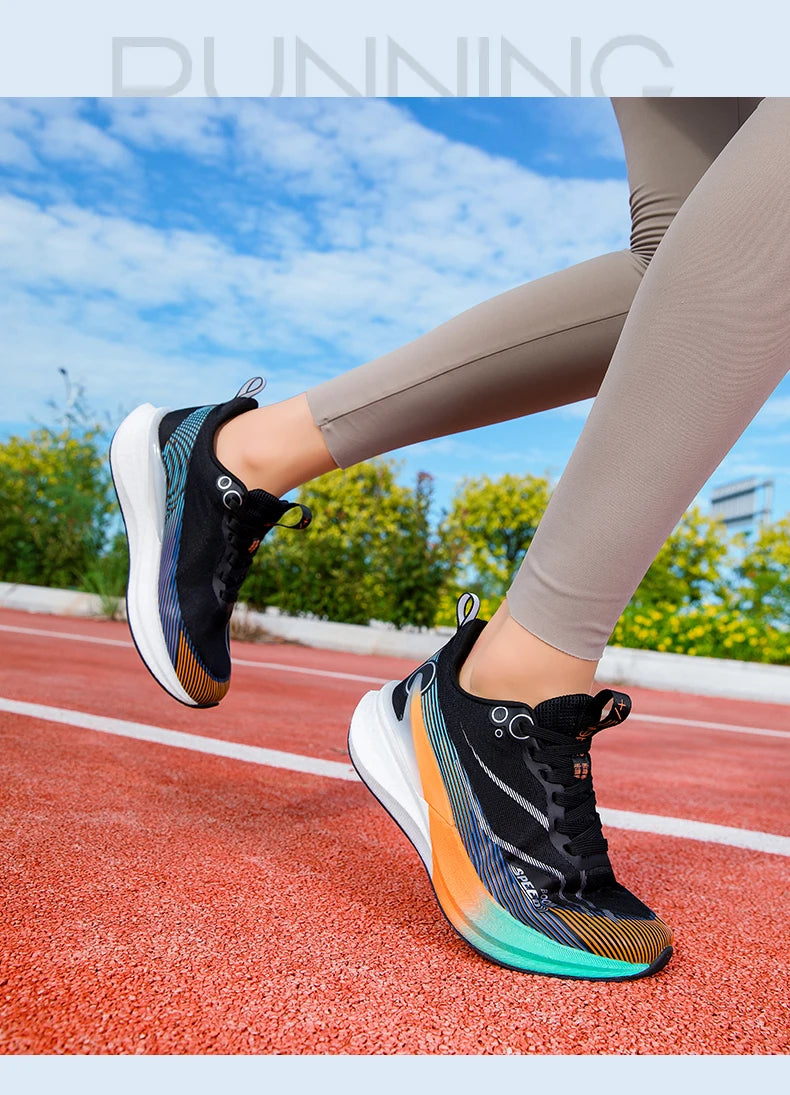 2025 professionelle Marathon-Laufschuhe für Herren und Damen mit Carbonplatte, Stoßdämpfung, ultraleichtem Design und stabilem Halt