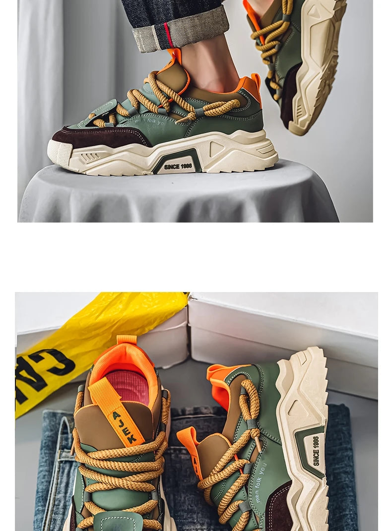 Lässige Herren-Sneaker – Frühlingsmode – Vielseitige Low-Top-Skateboard-Schuhe für Herren, geeignet für Outdoor-Sportarten