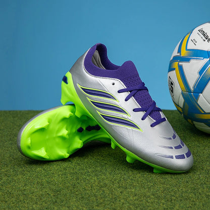 Nouvelles chaussures de football pour hommes, crampons pour enfants, chaussures de football professionnelles pour adultes, chaussures d'entraînement ultralégères antidérapantes pour garçons, livraison directe