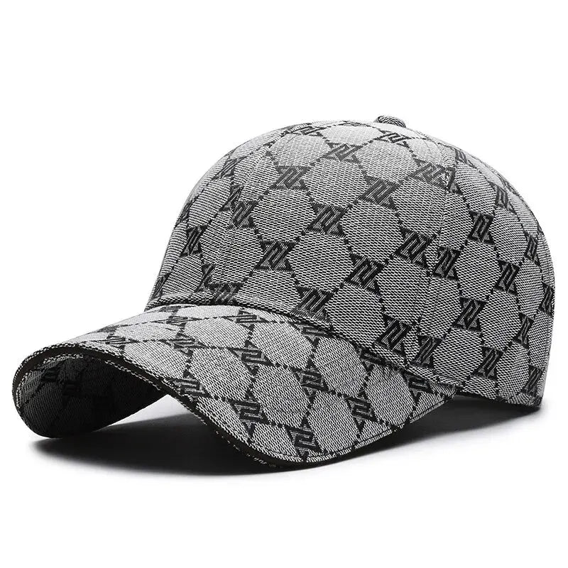 Four Seasons New Sunscreen Baseballkasket med tre syede linjer til mænd og kvinder, casual kasket, netrød, distressed, 1841 Hat