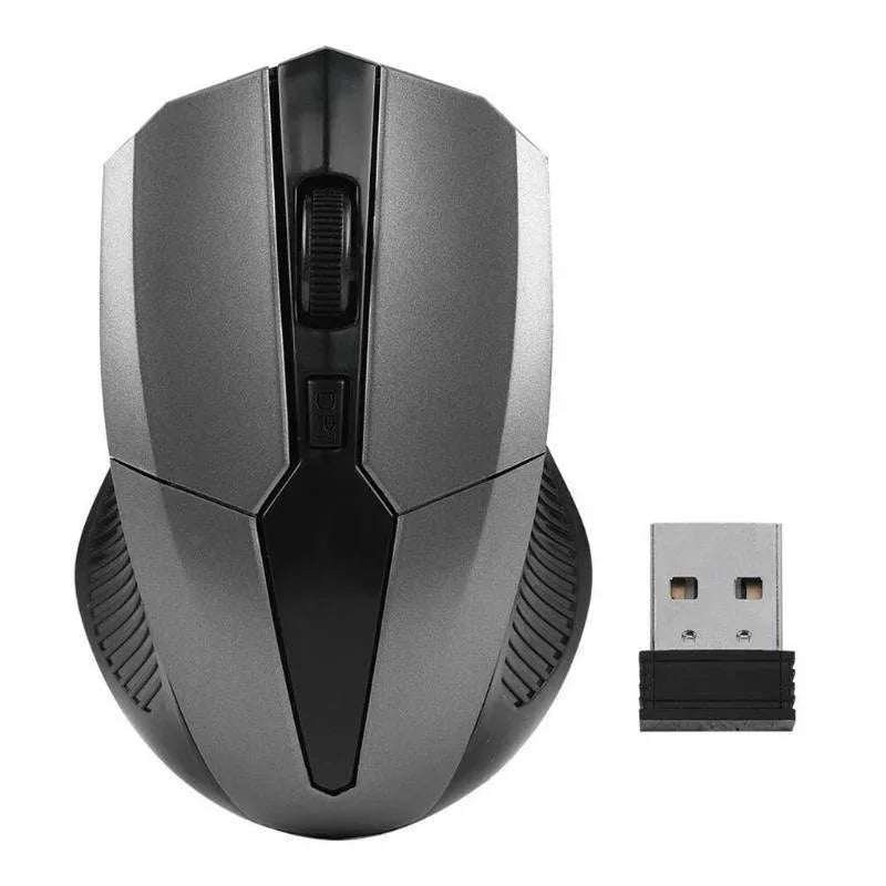 Bezdrôtová herná myš 2.4Ghz 1200DPI s nastaviteľným optickým snímačom, bezdrôtová myš na doma, do kancelárie a na hry pre PC, počítač a notebook