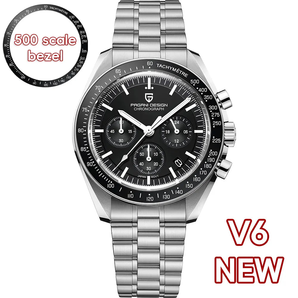 2026 New PAGANI DESIGN AK Project Mars Men's Watches Luxury Quartz Watch Men AR Sapphire Speed Sport Chronograph Automatic Date