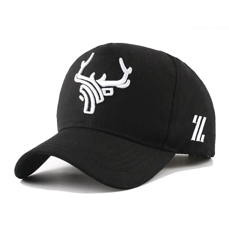 Antler Element Camouflage Baseball Cap, With Embroidery, Unlock New Experience of Outdoor Trendy Outfit