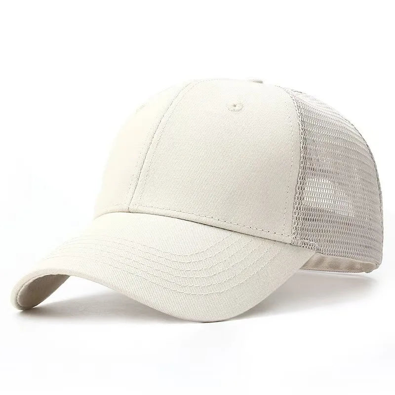 Oversize Trucker-kasket med store masker til mænd med stort hoved – XXL-baseballkasket – åndbar „Dad Hat“ – 58–60 cm, 60–65 cm