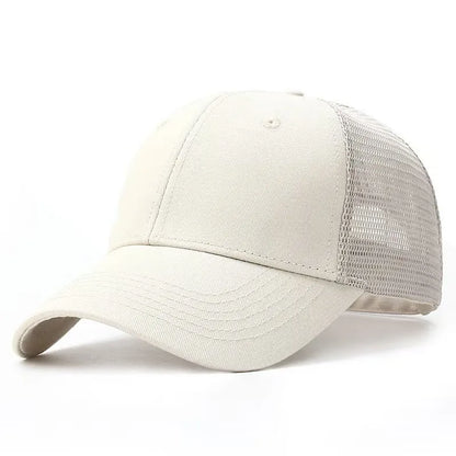 Oversize Trucker-kasket med store masker til mænd med stort hoved – XXL-baseballkasket – åndbar „Dad Hat“ – 58–60 cm, 60–65 cm