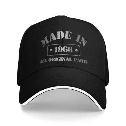 Uomo Donna Nati in epoca vintage 60 anni divertente 60° compleanno Cappello Cappellino da baseball Cappello da sole Copricapo da viaggio