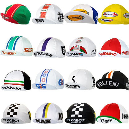 Retro cycling Cap Menand Women Team bike hat Multiple style options Headdress Breathable MTB cycling biking cap sports Pro brand