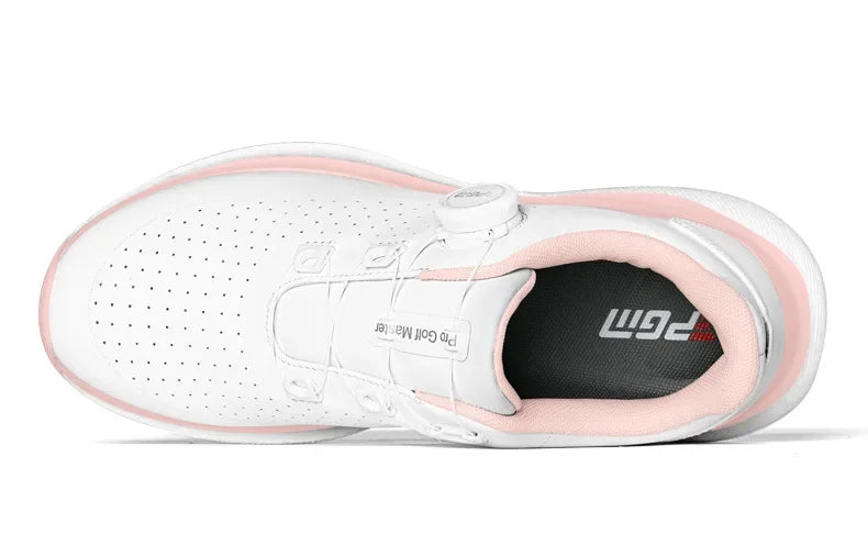 PGM Women Golf Shoes Summer Heat Dissipation Breathable Holes High Elasticity Height Outdoor Sports Sneakers XZ430
