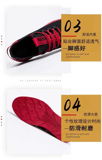 Leichte Herren-Sneaker, lässige Mesh-Sportschuhe für den Sommer, Outdoor-Schuhe für Herren mit weicher Sohle, atmungsaktiv, komfortabel und modisch, trendige Laufschuhe