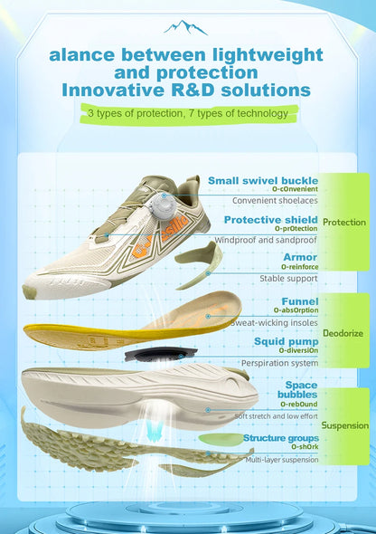 Zapatillas de running para exterior ONEMIX: zapatillas elásticas de trail para hombre, ligeras y transpirables; zapatillas para mujer; zapatillas informales para pareja; zapatillas impermeables.