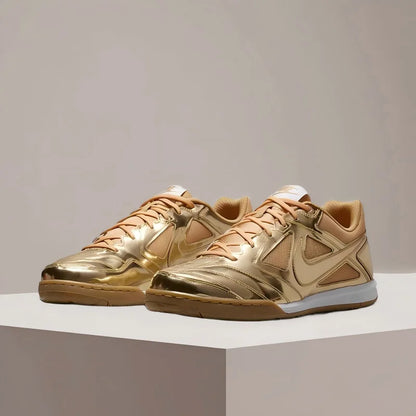Nike Gato Series LV8 Soft, Slip-Resistant, Durable, Versatile Soccer Shoes Gold Unisex  IB3566700