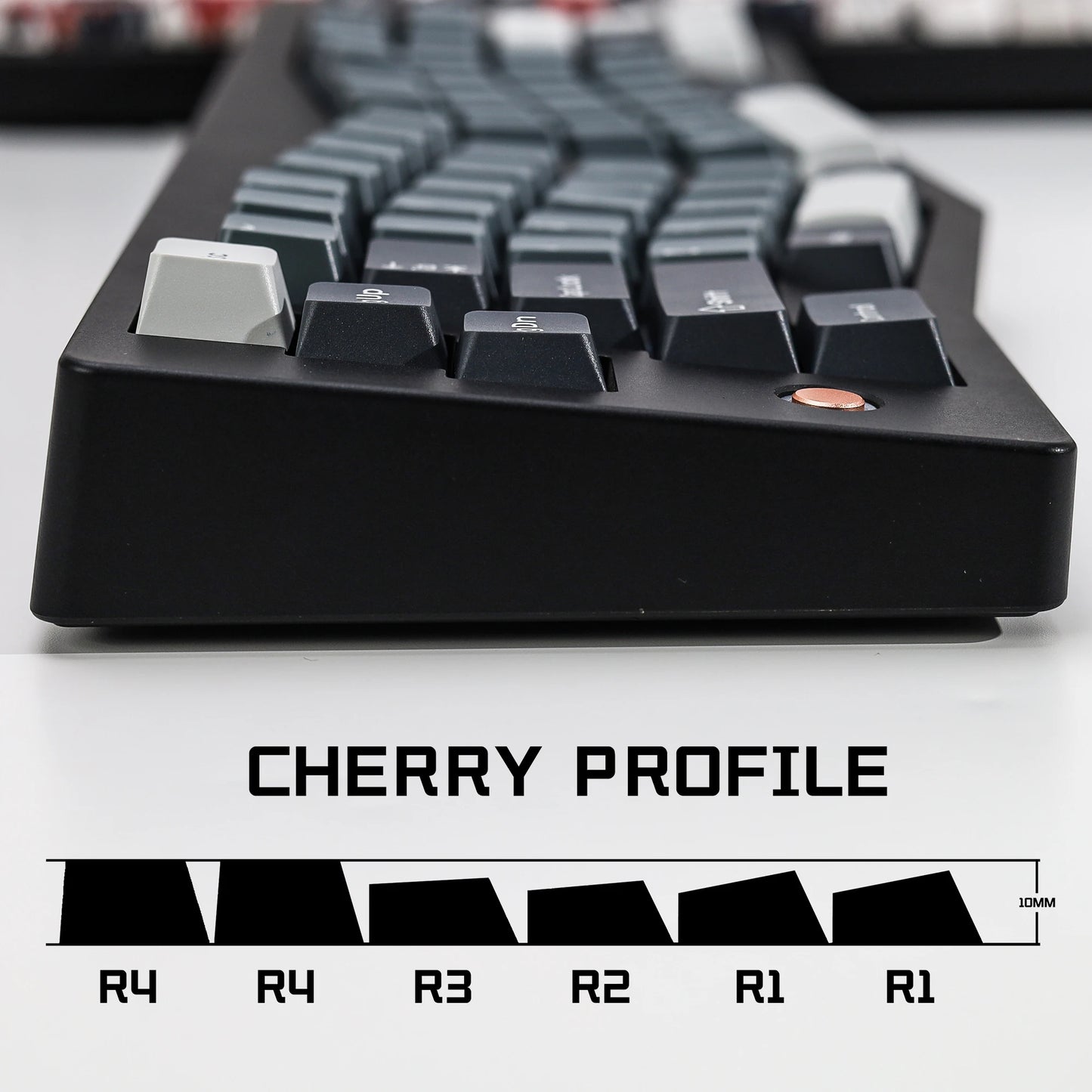 KBDiy GMK Apollo Keycaps ISO PBT Cherry Profile Retro Double Shot Keycap for MX Switches Alice 60 Mechanical Keyboard Key Caps