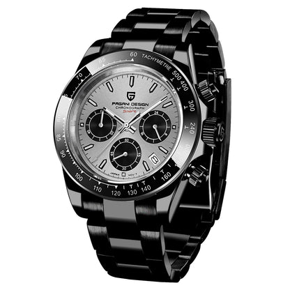 PAGANI DESIGN – Nouvelle montre pour homme, modèle de luxe à quartz en or rose, chronographe sportif étanche jusqu'à 100 m