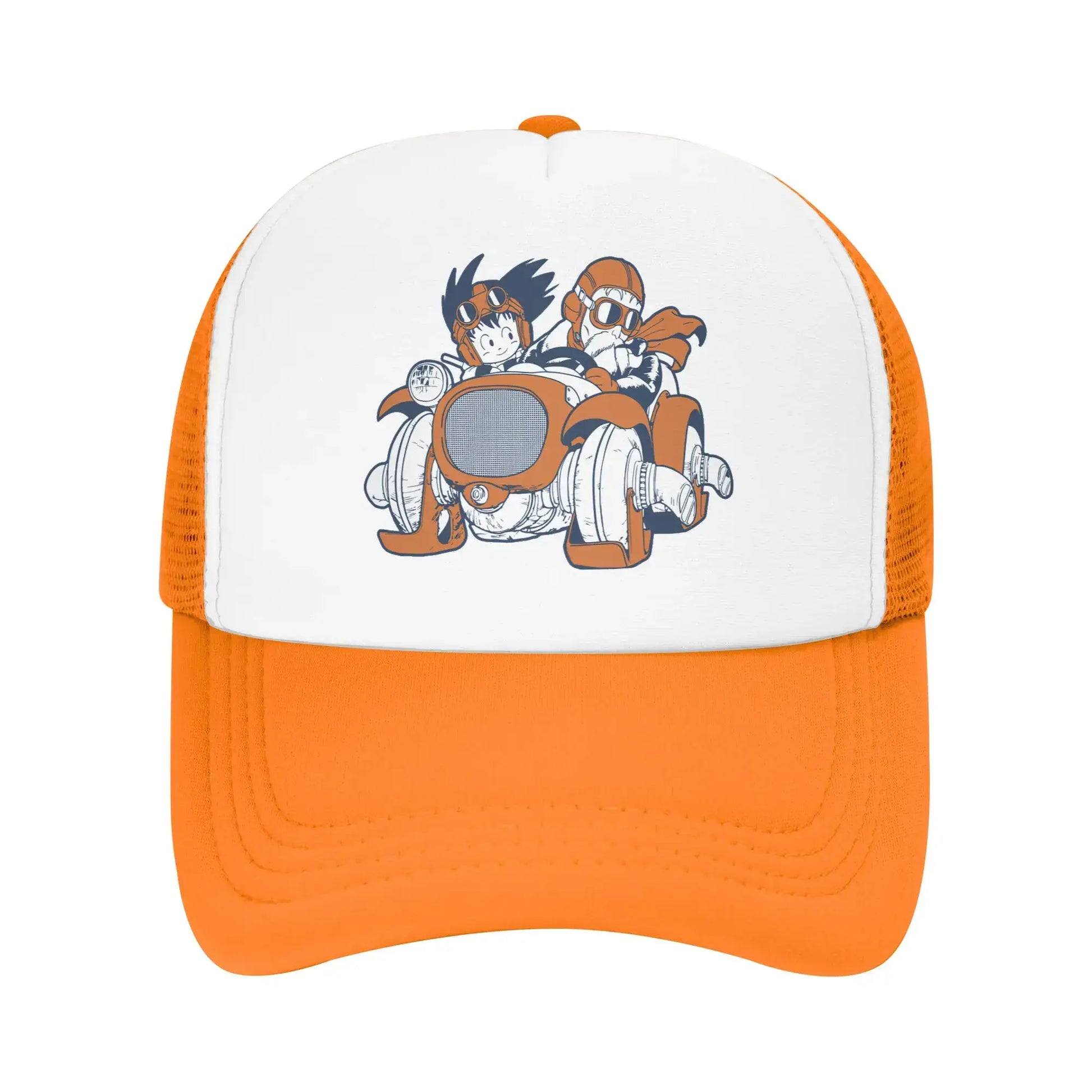 Produit gaming premium Fraquane, produits de luxe, nouvelle génération, équipement gamer Goku Muten Roshi Dragon Ball Z Baseball Caps Sport Sun Hat Anime DBZ Hats Breathable Polyester Trucker Cap Summer Trucker Caps