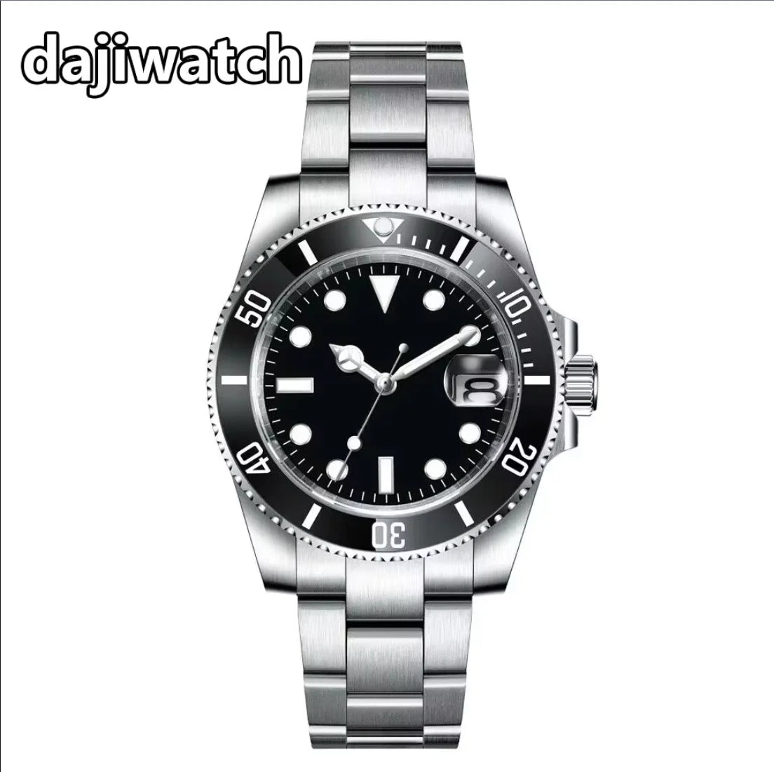 DIY Custom Automatic Watch Logo For Man High Quality NH35 Diving Mechanical Watches Sapphire Waterproof Ceramic Bezel 120 Click