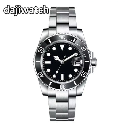 DIY Custom Automatic Watch Logo For Man High Quality NH35 Diving Mechanical Watches Sapphire Waterproof Ceramic Bezel 120 Click