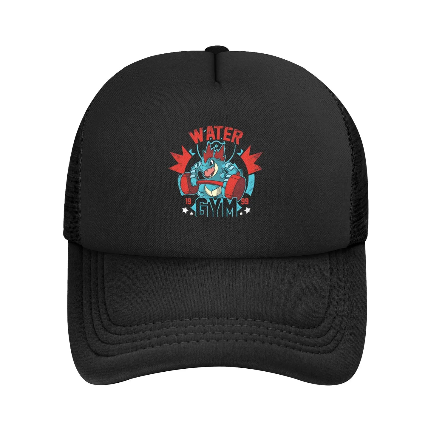 Pikachu Pokeball Mesh Baseball Cap Unisex Fitted Sun Hat Pokemoned  Hat Adjustable Snapback Caps Golf Hats Summer Trucker Caps