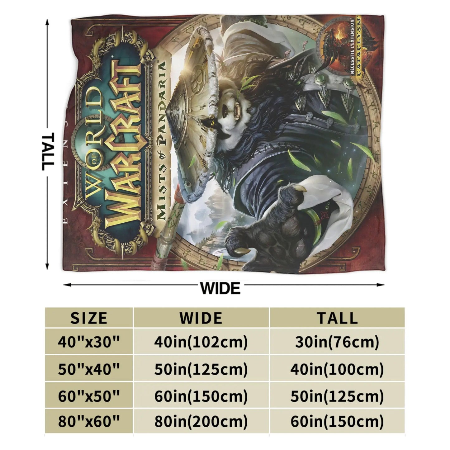 Soft Blanket Picnic WOW World of Warcraft Arthas Retro Game Throw Blanket Flannel Bedspread For Couch Bed Novelty Sofa Bed Cover
