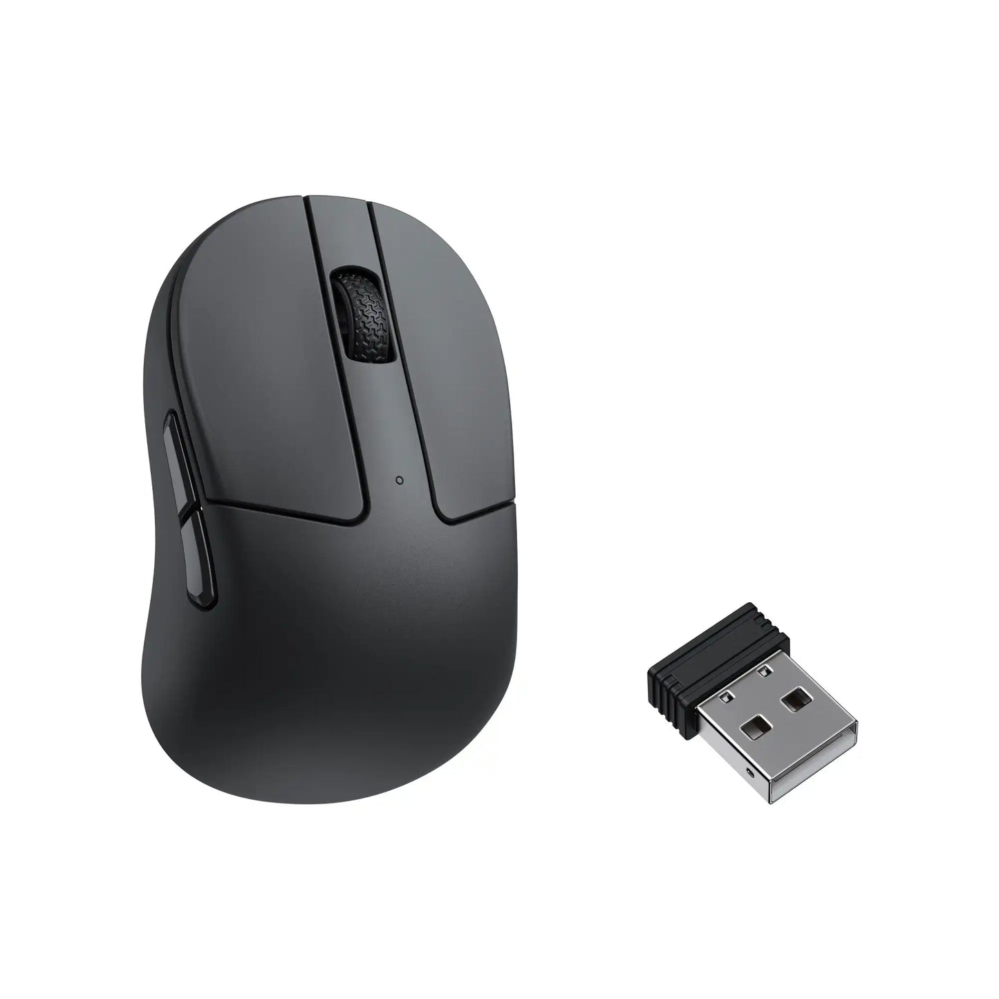 Keychron M4 Wireless Optical Mouse, Bluetooth & 2.4GHz Gaming Mouse, USB Type-C Wired Mouse, 26,000 DPI PixArt 3395 Ultra-Light Rechargeable Mouse