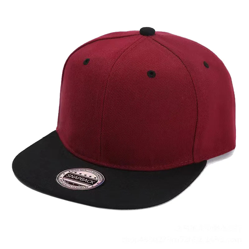 Cappellino da baseball a visiera piatta con logo personalizzato stampato o ricamato, cappellino unisex da esterno, cappellino hip hop "Dad Hat", gorras da uomo, cappellino street snapback