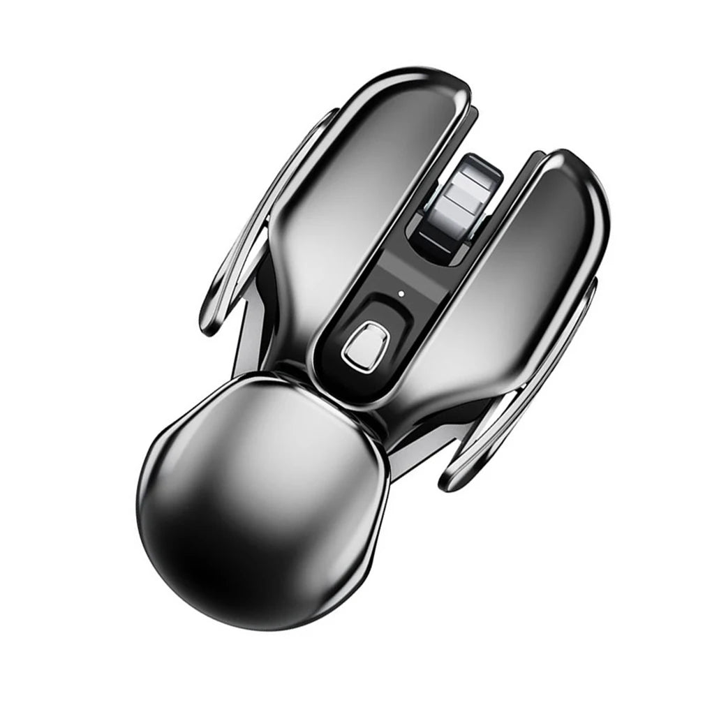 Rechargeable Wireless Mouse Bluetooth Ergonomic Silent Mouse with USB Receiver, Waterproof Optical Wireless Mouse for PC, Laptop, Desktop & Office