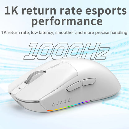 Mysz bezprzewodowa AJAZZ AJ139Pro/AJ139V2MC z chipsetem PMW3395/PAW3311, 12000–26000Dpi, profesjonalna mysz gamingowa
