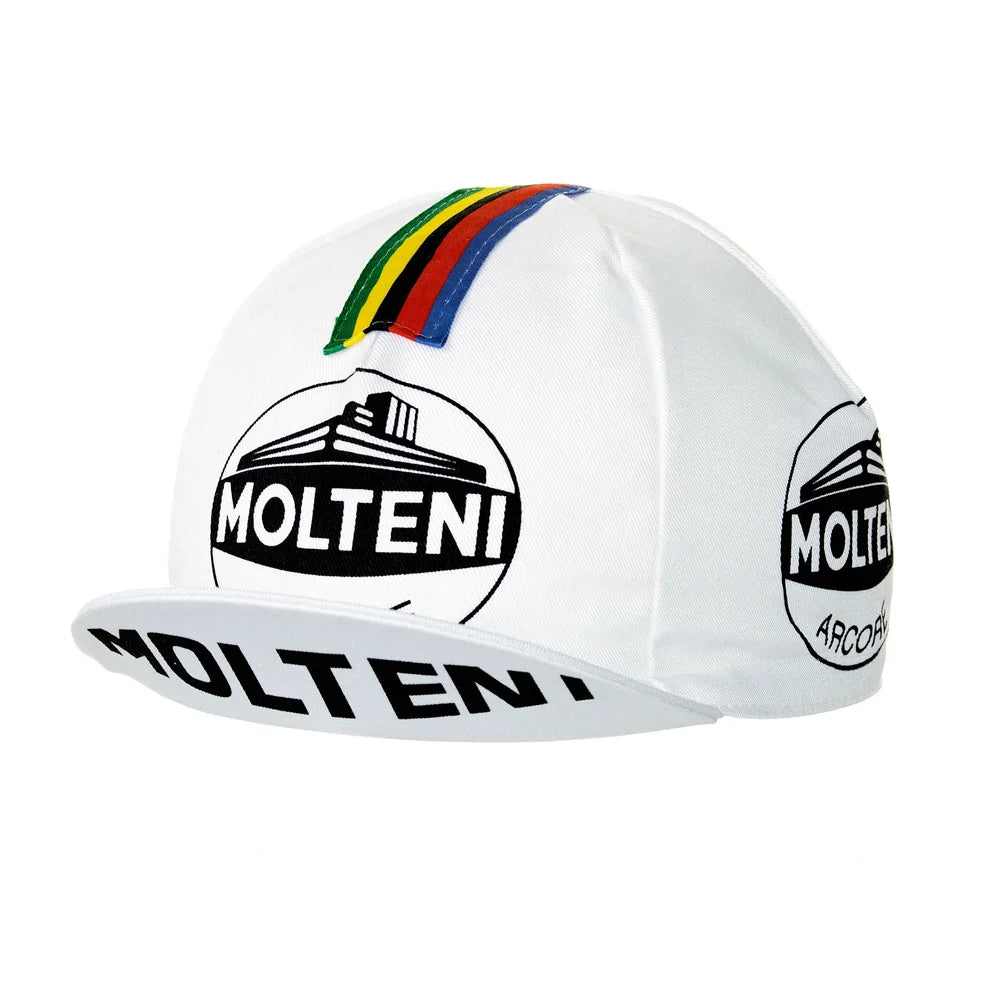 Retro Team Molteni Cycling Cap Breathable Sun Protection Outdoor Sports Hat Unisex