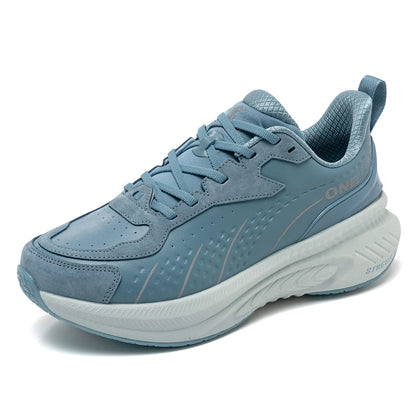 ONEMIX Scarpe da corsa invernali da allenamento per uomo Scarpe sportive in pelle calde e resistenti all’usura Scarpe da jogging da donna Scarpe da passeggio