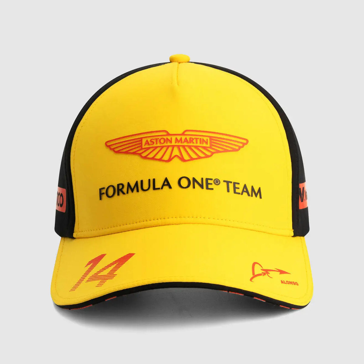 Aston Martin F1 Team Fernando Alonso Baseballkappe Herren Trainingskappe mit Schirm Outdoor-Sport Sonnenschutz Sonnenhut Damen-Freizeitkappe
