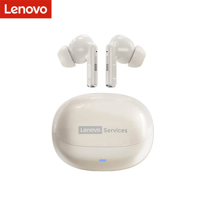 Lenovo LE257 TWS Wireless Bluetooth 6.0 Headphones with HiFi Sound, ENC Noise Reduction, Gaming Earbuds with Mic, Sports Waterproof Headset
