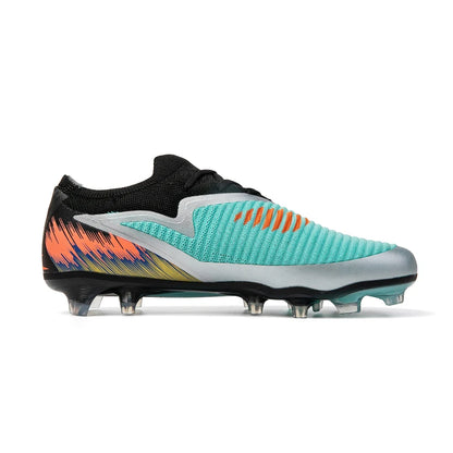 Football Shoes Men Quality Outdoor Training Soccer Boots Black White Long Spike Suitable for Teenager Boys Big Size
