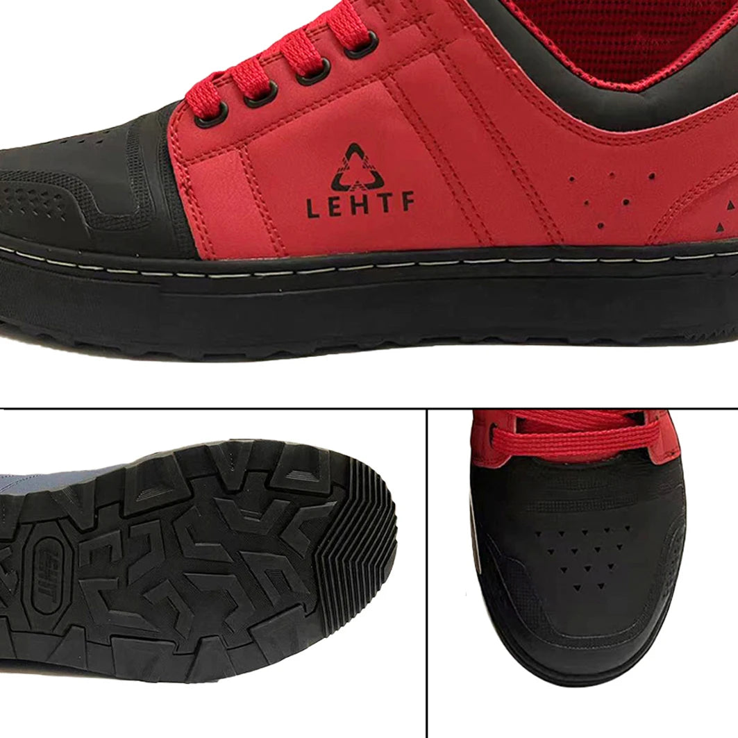 Lockless Cycling Shoes Men Women Outdoor Hiking Cycling Training Sports Non-slip Breathable Mesh Lace-Up Cycling Footwear