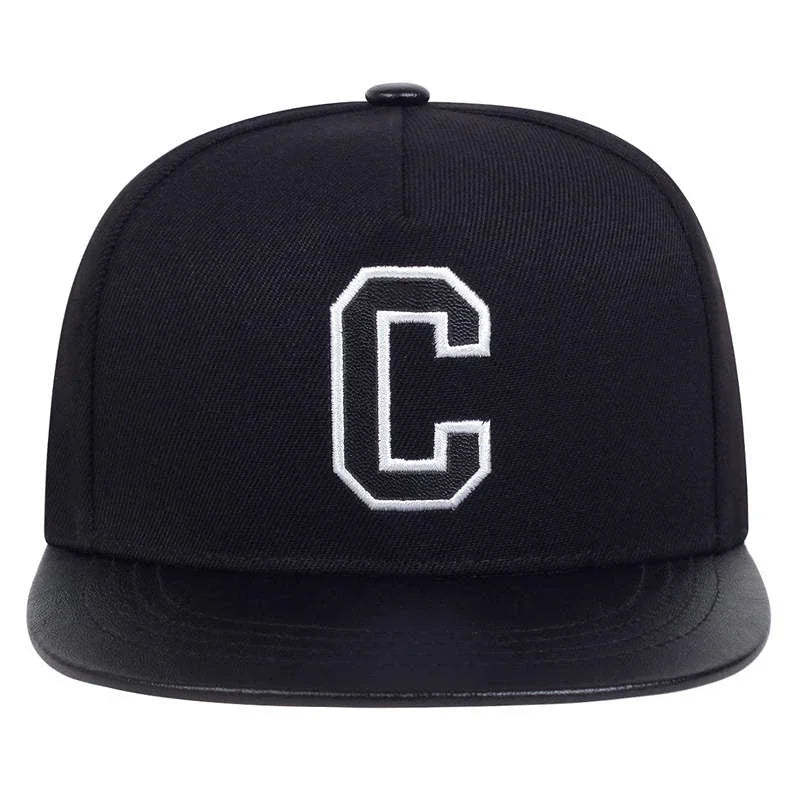 Unisex C Letter Embroidery Hip-hop Hats Spring Autumn Adjustable Casual Snapback Baseball Caps Outdoor Sunscreen Hat Sports Cap