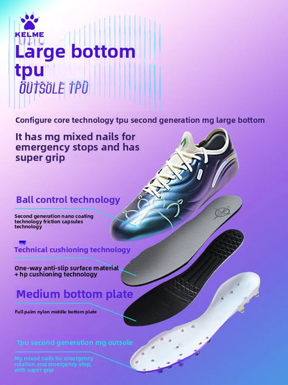Kelme – buty piłkarskie dla dorosłych Mg Short Nail – męskie buty treningowe do piłki nożnej – profesjonalne buty do rozgrywek na trawie