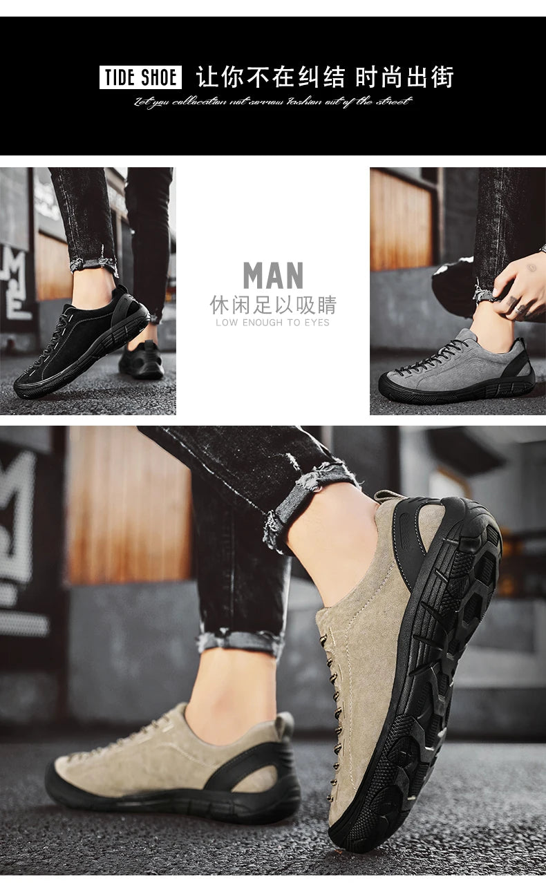High Quality Trekking Sneakers For Men Walking Shoes Low-cut Men's Hiking Shoes Outdoor Non-Slip Sports Shoes Man Large Size 47