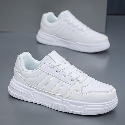 Plus Big Size 50 51 52: zapatillas de cuero para hombre, zapatillas deportivas informales, zapatillas planas de skate para dropshipping