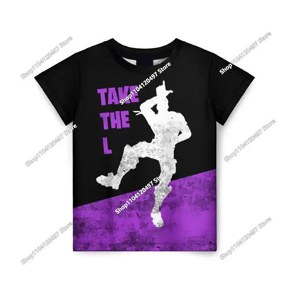 Halloween Peely 3d T-shirt Boys Girls Christmas Fortnite Tees Battle Royale Streetwear Kids Victory Game Men T Shirt Clothes