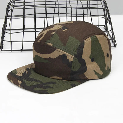 Summer Cotton 5 Panel Big Size Baseball Caps Oversize 62cm Flat Top Sports Snapback Cap Hip Hop Skateboard Hat Custom Wholesale