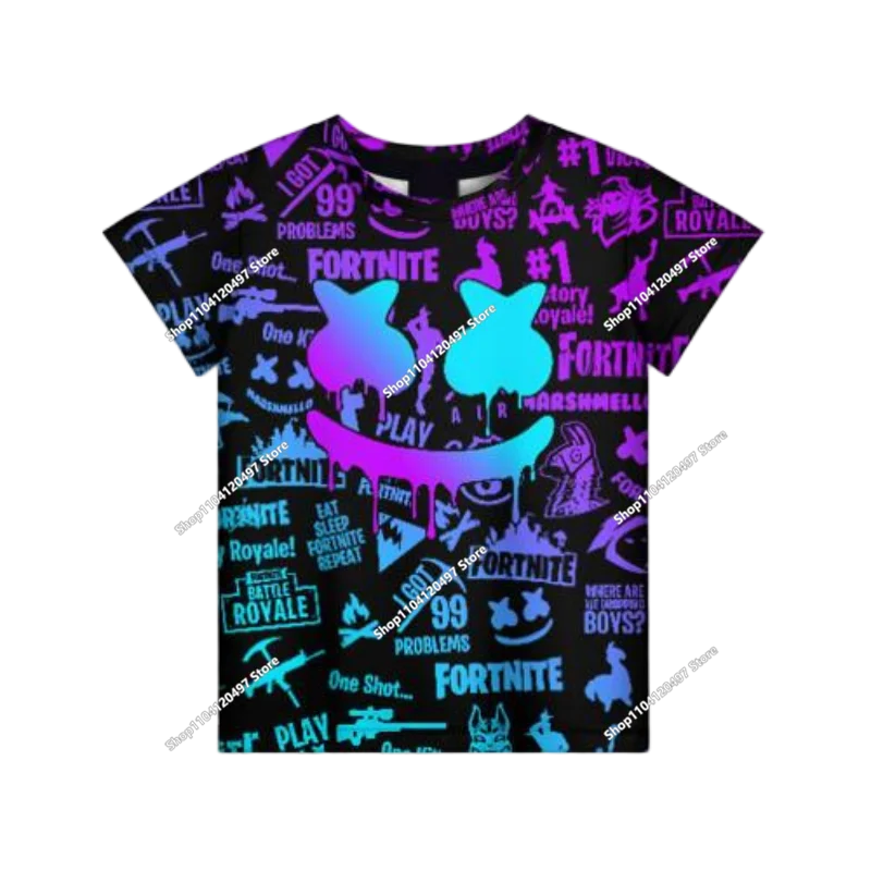 Sweatshirts com capuz para rapaz e rapariga Fortnite, pullover infantil com impressão 3D, sweatshirts com capuz Battle Royale para homem, moda de outono, roupa infantil