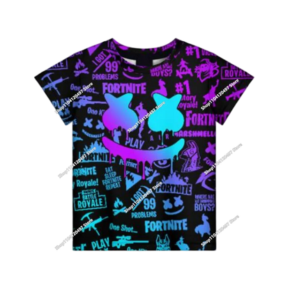 Sweatshirts com capuz para rapaz e rapariga Fortnite, pullover infantil com impressão 3D, sweatshirts com capuz Battle Royale para homem, moda de outono, roupa infantil